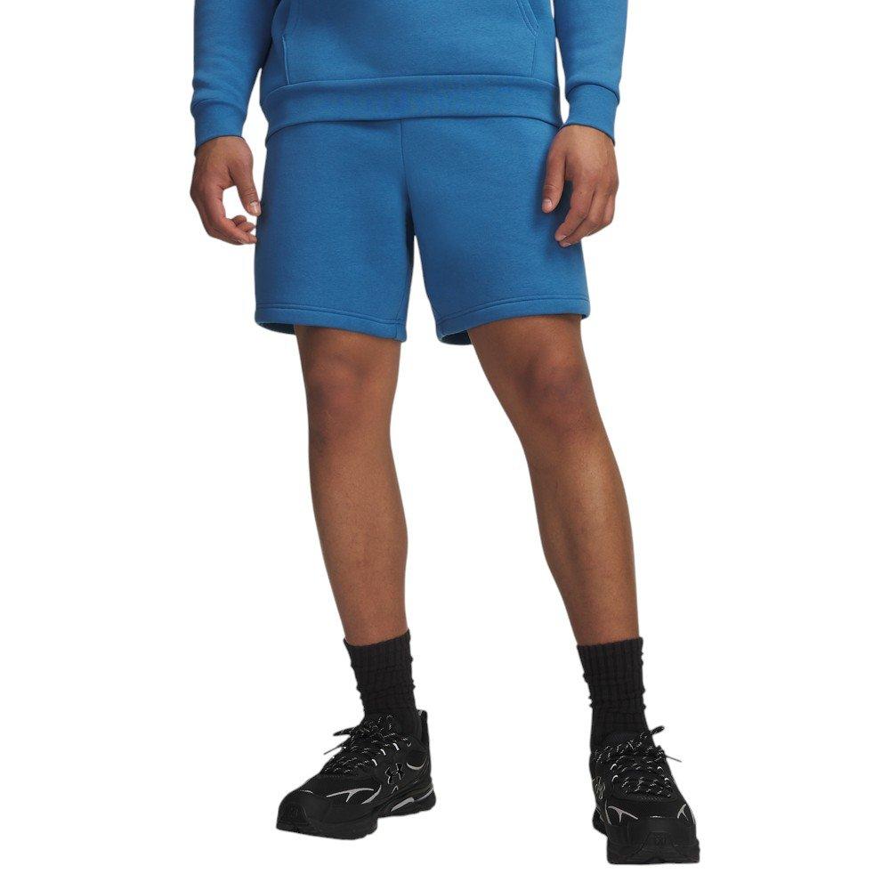 Under Armour Men's Icon Fleece 7.75" Fleece Shorts - Blue - BLUE